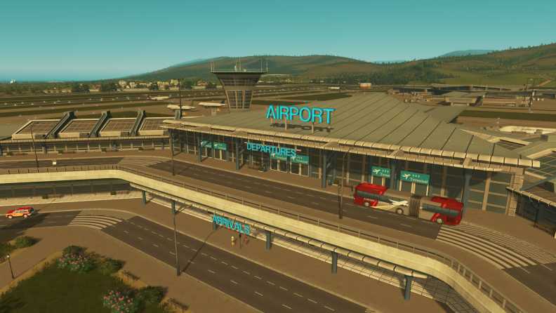 cities skylines airport placement