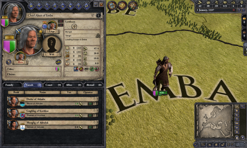 Crusader Kings II: Mongol Faces Download CDKey_Screenshot 3