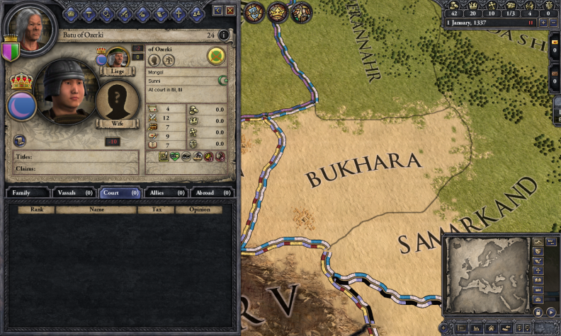 Crusader Kings II: Mongol Faces Download CDKey_Screenshot 4