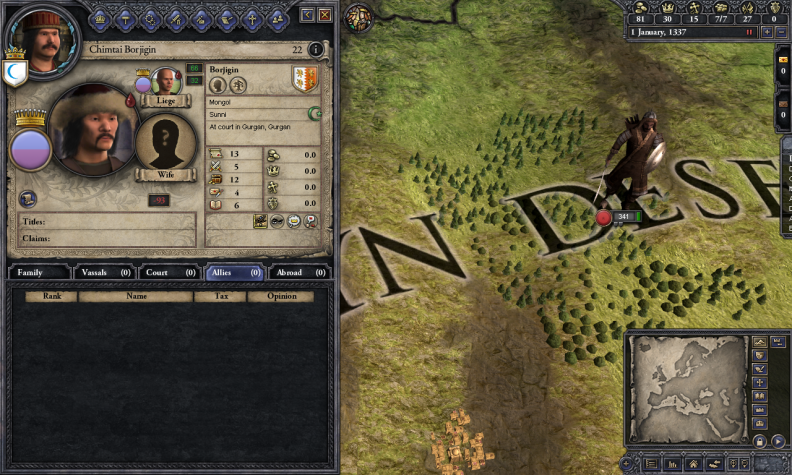 Crusader Kings II: Mongol Faces Download CDKey_Screenshot 6
