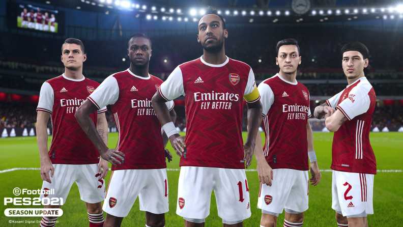 Efootball pes 2021 season update arsenal edition что это