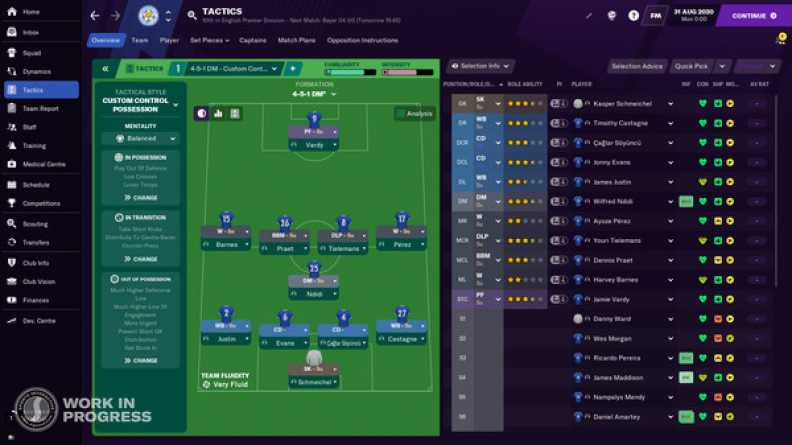 football manager 2021 touch mod