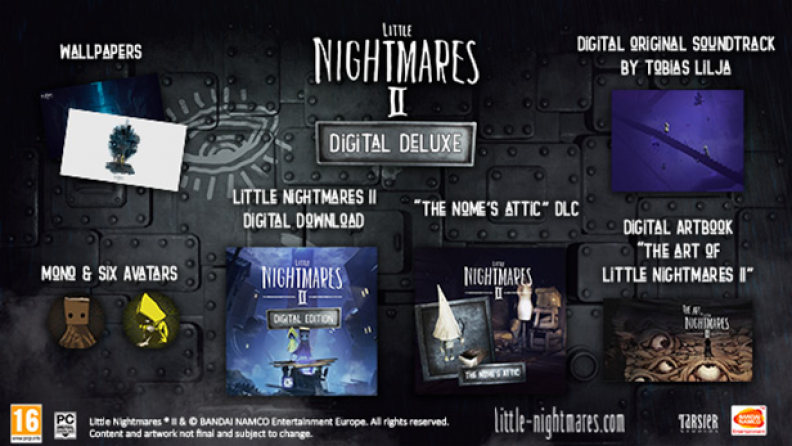 Little Nightmares II Digital Content Bundle, PC Steam Conteúdo disponível  para download