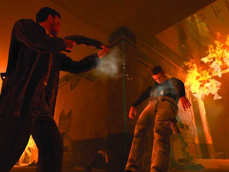 Max Payne 2: The Fall of Max Payne Xbox Live Gameplay - Warehouse