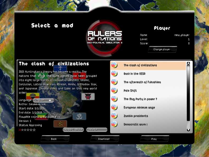 rulers of nations modding tool