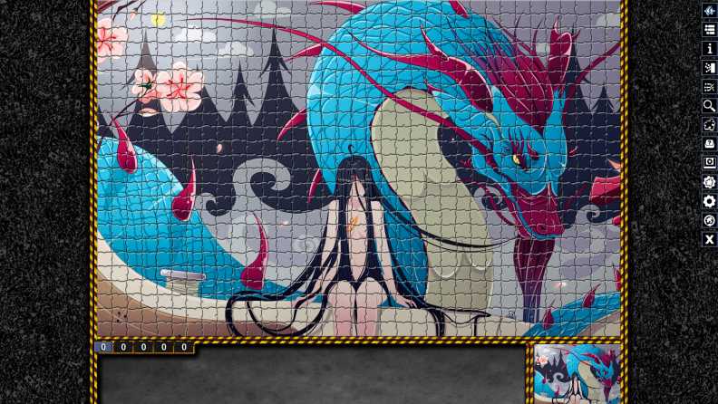 Pixel Puzzles Illustrations & Anime - Jigsaw Pack: Dragons Download CDKey_Screenshot 1