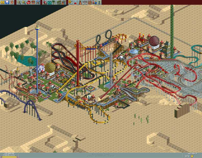 steam rollercoaster tycoon deluxe wont play