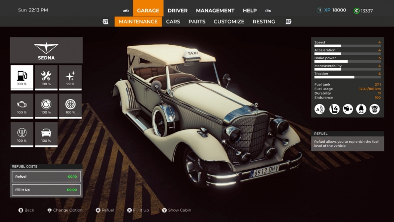 Taxi Life - VIP Vintage Convertible Car Download CDKey_Screenshot 0
